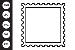 Postage Stamp SVG Product Image 1