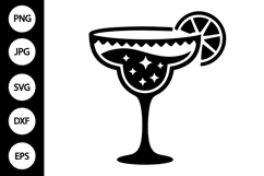 Margarita Glass SVG, Cinco De Mayo SVG Product Image 1
