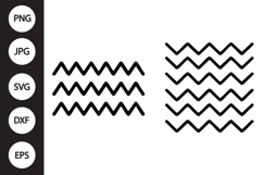 Zigzag Line SVG, Zigzag Line Clipart Product Image 1