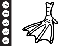 Duck Footprint SVG Product Image 1