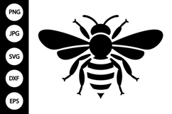 Bee SVG, Bee Silhouette SVG Product Image 1