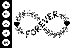 Infinity Forever with Vines SVG Product Image 1