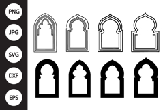 Arabic Window SVG, Arabic Window Clipart Product Image 1