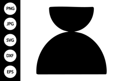 Abstract Shape Silhouette SVG Product Image 1