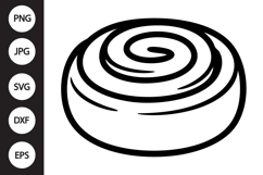 Cinnamon Roll SVG Product Image 1