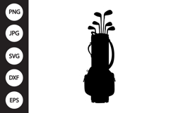 Golf Bag SVG Product Image 1