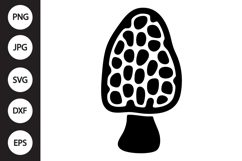 Morel Mushroom SVG Product Image 1