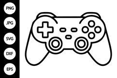 Game Controller Outline SVG Product Image 1