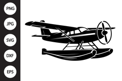 Seaplane Silhouette SVG Product Image 1