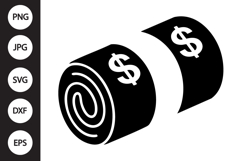 Money Roll SVG Product Image 1