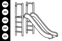 Playground Slide SVG Product Image 1