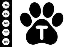 Paw Alphabet SVG Product Image 1