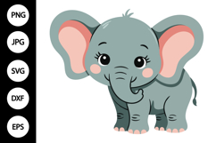 Baby Elephant SVG Product Image 1