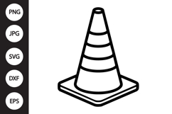 Traffic Cone SVG Product Image 1