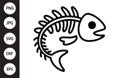 Fish Skeleton SVG Product Image 1