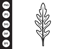 Arugula Leaf SVG Product Image 1