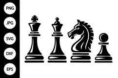 Chess Pieces SVG Product Image 1