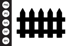 Picket Fence SVG Product Image 1