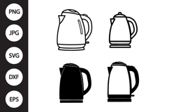 Electric Kettle SVG, Electric Kettle Clipart Product Image 1