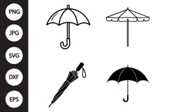 Umbrella SVG, Umbrella Clipart Product Image 1