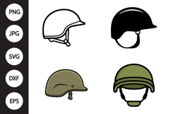 Army Helmet SVG, Army Helmet Clipart Product Image 1