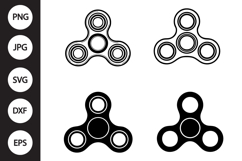 Fidget Spinner SVG, Fidget Spinner Clipart Product Image 1