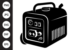 Portable Generator SVG Product Image 1