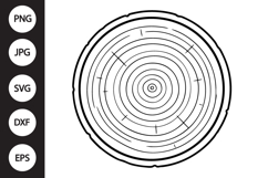 Tree Rings SVG Product Image 1