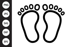 Footprint SVG Product Image 1