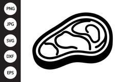 Steak Slice SVG Product Image 1