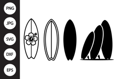 Surfboard SVG, Surfboard Clipart Product Image 1