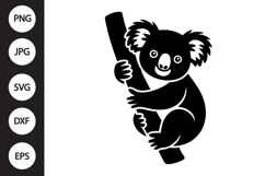 Koala Silhouette SVG Product Image 1