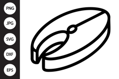 Salmon Fillet SVG Product Image 1