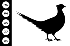 Pheasant Silhouette SVG Product Image 1