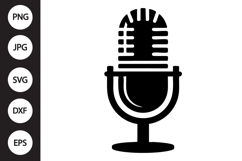 Microphone SVG Product Image 1