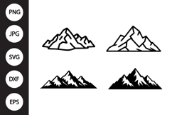 Mountain SVG, Mountain Clipart Product Image 1