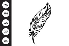 Tribal Feather SVG Product Image 1