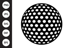 Golf Ball SVG Product Image 1