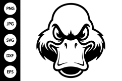 Aggressive Duck Head SVG Product Image 1