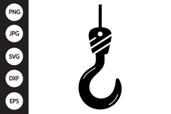 Crane Hook SVG Product Image 1