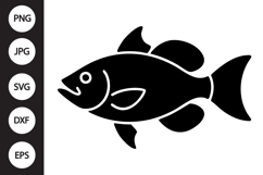 Fish Silhouette SVG Product Image 1