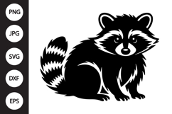 Raccoon Silhouette SVG Product Image 1
