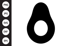 Avocado SVG Product Image 1
