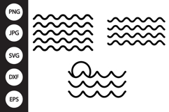 Wave Lines SVG, Wave Lines Clipart Product Image 1