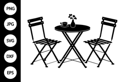 Chairs and Table SVG Product Image 1