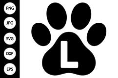 Paw Alphabet SVG Product Image 1