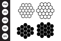Honeycomb SVG, Honeycomb Clipart Product Image 1