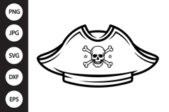 Pirate Hat SVG Product Image 1