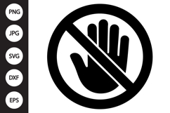 Stop Hand SVG Product Image 1