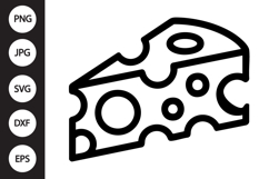 Cheese SVG Product Image 1